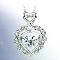 ราคา จี้อัจฉริยะ รูปหัวใจ สามมิติ กลวง ดาวกระพริบ จี้เพชร สร้อยคอรูปหัวใจ โซ่กระดูกไหร้า (1730036122119604461)