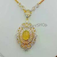 ราคา C068 จี้ไหมทอง จี้เพชร จี้แฟชั่น จี้เล็ก งาน CZ แท้ (1731882896087878621)