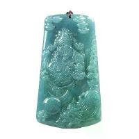 ราคา จี้หยก, ธรรมชาติเกรด A, วัสดุที่เป็นอันตราย, น้ำมันดิบสีเขียว, เทพเจ้าแห่งความมั่งคั่งหยกมังกรเล่นกับไข่มุก, สร้อยคอหยก, เครื่องประดับสี่ฮุ่ย, หยกที่มีประโยชน์, สร้อยคอหยก (1731791114040739002)