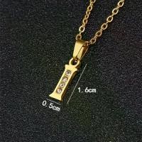 ราคา สร้อยคอชื่อตัวอักษร A-Z, เริ่มต้นด้วยตัวอักษร S, วัสดุสแตนเลส, จี้ทอง, สร้อยคอตัวอักษรขนาดเล็ก, สำหรับผู้หญิง, เครื่องประดับ, เหมาะสำหรับของขวัญวันเกิด (1732301154280770028)