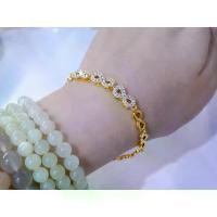 ราคา COD กำไลแบรนด์เนมกำไลหุ้มทอง กำไลชุบทองแท้ไม่ลอกไม่ดำ กำไล ฟรีไซด์ (1731963013260805207)