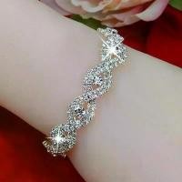 ราคา สร้อยข้อมือคริสตัล, สำหรับผู้หญิง, กำไล Rhinestone อินฟินิตี้, รายการของขวัญ (1731927447393633339)