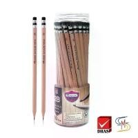 ราคา Master Art มาสเตอร์อาร์ต ดินสอ ดินสอดำ ดินสอ 2b ลายไม้ จำนวน 50 แท่ง (1731590769332160415)