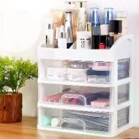 ราคา [พร้อมส่ง] ชั้นวางเครื่องสำอาง1-3ชั้น อุปกรณ์แต่งหน้า กล่องเก็บเอนกประสงค์แบบมีลิ้นชัก (1731620972190925940)