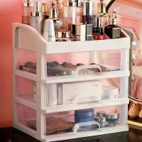 ราคา GUEENsddfghjfgyshangmao ขาย ร้อน ชั้นวางเครื่องสำอาง1-3ชั้น อุปกรณ์แต่งหน้า กล่องเก็บเอนกประสงค์แบบมีลิ้นชัก (1731775311838414171)