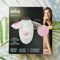 ราคา เครื่องกำจัดขน สำหรับผู้หญิง Epilator Silk-epil 3 Hair Removal for Women, Shaver & Trimmer Model 5320 (Braun) SE 3-270 (1730003556925279224)