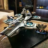 ราคา เข้ากันได้กับ LEGO S.H.I.E.L.D. เครื่องบินซันนี่ ดีไซน์ Avengers โมเดลบล็อกตัวต่อที่มีความยากสูง ไอเดียของขวัญที่ดี โมเดล วันพีซ ครบ ชุด lego minecraft (1731622382863812572)