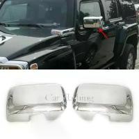 ราคา ฝาครอบกระจกมองหลังด้านข้าง, ชุด 2 ชิ้น, สำหรับ Hummer H3 H3T, ปี 2006 2007 2008 2009 2010, ฝาครอบกระจกมองหลังแบบโครเมียม, พร้อมกรอบบ้าน (1732153842990025682)