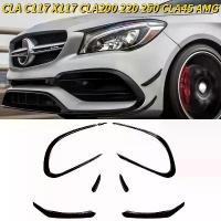 ราคา ตัวแยกสปอยเลอร์ด้านข้างกันชนหน้า, ชุด 4 ชิ้น, การปรับใบมีดอากาศ, สำหรับ Mercedes Benz CLA C117 X117 CLA200 220 250 CLA45 AMG, ปี 2015-2018 (1731969508340827726)