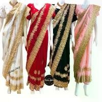 ราคา ส่าหรีคุณภาพดีตัดเย็บเรียบร้อยพร้อม 1ชุด (1731548552396047657)
