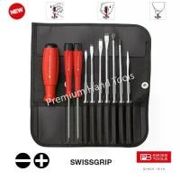 ราคา PB Swiss Tools ชุดไขควง ด้าม SwissGrip New Model ซองหนัง รุ่น PB 8215L (10 ตัว/ชุด) (1731346804285933442)