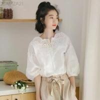 ราคา เสื้อเชิ้ต สไตล์เกาหลี แขนสั้น สำหรับผู้หญิง ดีไซน์นางฟ้า ลูกไม้กลวง เปิดไหล่ กลิ่นหอมสดชื่น เหมาะสำหรับฤดูร้อน Ins ปี 2025 ชุด พื้นเมือง ภาคใต้ ชุด ลาว หลวงพระบาง ผ้า ซิ่น ตีนจก (1732182507741875119)