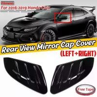 ราคา กระจกมองหลังประตูข้างรถยนต์, สีดำมันวาว, ชุด 2 ชิ้น, สำหรับ Honda Civic 2016-2020, ฝาครอบกระจกมองหลังรถยนต์, ชุดร่างกาย (1730838901366164008)