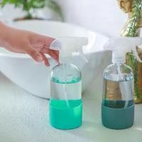 ราคา เครื่องพ่นสารเคมีขวดแก้วใส, Amazon, ปลอกซิลิโคนสีชมพู, กระบองเพชรรดน้ำ, ชุด 500ml, ขายส่ง (1731721166687405236)