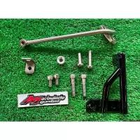 ราคา สปอตสินค้า ขายึดกันสบัดแบบยึดตรงคอบน Wave125S/Rบังลม สำหรับกันสบัดตัวสั้น ราคาต่อ1ชุด (1731680811945068278)