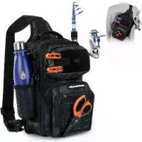 ราคา KastKing BlowBak Tactical Sling Tackle Bag-Lightweight Fishing Backpack Storge Fishing Gear and Equipment,Gift for Men (1731681687693853842)