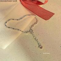 ราคา กําไลโอมแท้ SissyJewelry // สร้อยข้อมือเงินแท้ รุ่น Heart extender Bar ball ประดับ จี้หัวใจเงิน จี้พลอยหัวใจ ) Free gift box (1731895384424219951)