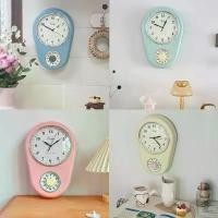 ราคา พร้อมส่ง นาฬิกา Pastel Vintage สีพาสเทล วินเทจ สไตล์เกาหลี นาฬิกาแขวนผนัง ติดผนัง Wall Clock ของขวัญ Gift 35012 (1731727608339663658)
