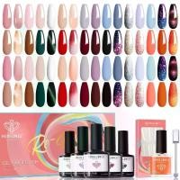 ราคา modelones 36 Pcs Gel Nail Polish Kit, Vibrant Holiday Gel Polish Set 7ML Soak Off Glitter Nail Polish, with Bond Primer Matte& Glossy Top Base Coat, Home Manicure Gift for Thanks (1731352682163701863)