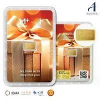 ราคา Ausiris ทองคำแท่ง 96.5% น้ำหนัก 1 กรัม ลายการ์ด Gift for you (1731760281613468819)