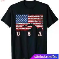 ราคา เสื้อทหาร gothic เสื้อยืดลำลอง American Flag Swimming USA Gift, Swim Team T-Shirt Popular T-shirts (1730683911106038255)