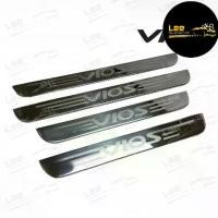 ราคา Toyota Vios'03-06 (LA) สแตนเลส ชายบันได, สครับเพลท, กันรอย [ E-TAX ] (1731472176106210563)