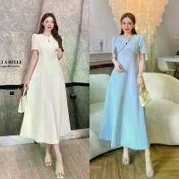 ราคา <พร้อมส่ง> LA LA BELLE เดรสคอกลม สีขาว แต่งกระดุมเพชร ใส่งานบุญ งานบวช เข้าพรรษา แฟนนาค Clothing Lady Women เสื้อผ้า Dress ผู้หญิง ชุด (1730542462427433266)