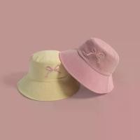 ราคา หมวกบักเก็ต ปักลายโบว์ มีเชือกผูก สไตล์บักเก็ต มี 6 สี หมวก la (1731239885002016987)