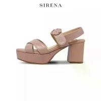 ราคา 【COD】SIRENA รองเท้าหนัง สูง 2.7 นิ้ว รุ่น ANNA สีชมพู | รองเท้าแตะส้นสูง (1731783917737379613)