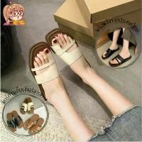 ราคา Anna shop มาใหม่ รองเท้าแตะแฟชั่น เรียบหรู รองเท้าแตะสไตล์เกาหลี งานมินิมอล พร้อมส่ง T323 แนะนำ (1731387061228897622)