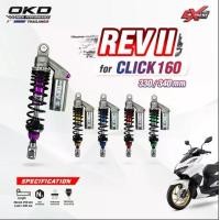 ราคา โช๊คOKD (ตัวท็อป) ( ใส่ Click160 ) รุ่น REV II โช๊คOKDแท้ โช๊คแต่งOKD โช๊คอัพ okd thailand Click / fino (1731793769055160142)