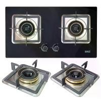 ราคา SKG เตาแก๊ส แบบฝั่งและวางพื้นโต๊ะได้ หัวฟู่ 2หัว รุ่น SK-804 (สีดำ) (1729611677353674982)