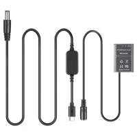 ราคา สายอะแดปเตอร์ USB Type-C PD, PS-BLS5, แบตเตอรี่จำลอง, เข้ากันได้กับ Olympus OM-D, E-M10, E-M10 Mark II, III, E-PL7, E-PL5 กล้อง สีดำ (1730615903984519834)