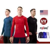 ราคา Boost skin ชาย เสื้อรัดกล้ามเนื้อ กันUV99% ( คอกลม ) FIXMEมาตรฐานUSA FIXMESPORT (1731390562106509307)
