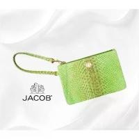 ราคา JACOB Wrist Bag Snake Skin กระเป๋าคล้องมือ SB1106 ลายหนังงู (1731441348776133698)
