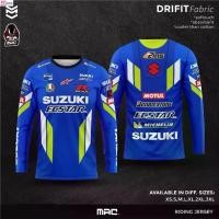 ราคา เสื้อเจอร์ซีย์ MAC Rider Suzuki Q060 สีแดง, เสื้อยืดแขนยาวระเหิดเต็มรูปแบบ, พิมพ์ลายเต็มรูปแบบ, Drifit, เสื้อรถจักรยานยนต์, เหมาะสำหรับนักแข่ง Sport ออกกำลังกาย กีฬา (1731461666104969972)