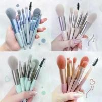 ราคา E114 แปรงแต่งหน้า ขนาดพกพา 1 เซต มี 8 ชิ้น อายแชโดว์ ปัดแก้ม ขนนุ่ม พร้อมถุงPowder Brush,Blush Brush,MAC (1731922276941006330)