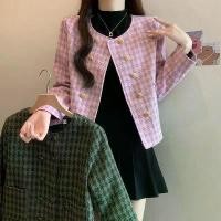 ราคา การออกแบบใหม่ของเสื้อแจ็คเก็ตสั้นสไตล์ chanel - สไตล์มีความบาง และหลากหลายมันเป็นแจ็คเก็ตสั้น ที่เป็นแฟชั่น และหรูหราสำหรับคนสั้น (1731631340960777491)