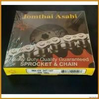 ราคา narcisshop ปัจจุบัน ชุดโซ่สเตอร์ตราพระอาทิตย์(สเตอร์หน้า14ฟัน/สเตอร์หลัง34ฟัน/โซ่106-420)สำหรับมอเตอร์ไซค์ (W125R/WAVE110i/WAVE100S(UBOX)/DR Motorcycle กล่อง ใส่ สัมภาระ ท้าย (1730609799949093882)