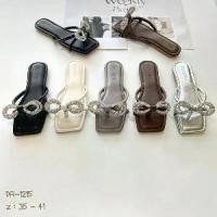 ราคา Niwa Shoes รองเท้าแตะแต่วโบว์เพชร รหัสสินค้า DR-1215 พร้อมส่งค่า (1731189862610667367)