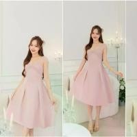 ราคา ESFERA-DR-100-1 Bubblegum Dress เดรสออกงานสีชมพูน่ารักๆ หวานละมุน (1731673496976133113)