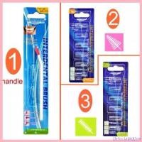 ราคา DelectableDen แบบพกพา Dr. Phillips interdental brush handle/refill แปรงซอกฟันปลายเดี่ยวด้ามขุ่น/อะไหล่เปลี่ยน 1 ชิ้น (1730597097748793687)