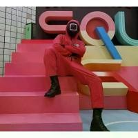 ราคา ชุดฮาโลวีน, เกมปลาหมึก, ชุดคอสเพลย์ครบชุด, ชุดฮาโลวีน, เกมปลาหมึก, สไตล์หน้า Chi, 0103 (1732175847879706714)