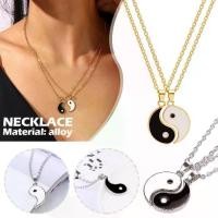 ราคา ชุดสร้อยคอคู่หยินหยาง ทันสมัย ชุด 2 ชิ้น จี้หยินหยางและสี (Chi) ขาวดำ A9H2 (1730254256849652333)