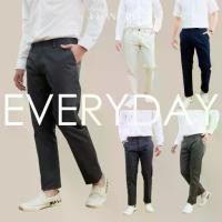ราคา กางเกงขายาว ผู้ชาย กระบอกเล็ก กางเกงชิโน่ MEN PANTS - A MAN LAB สแล็ค ขาเดฟ สีดำ สีครีม (1730257759203396244)