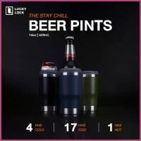 ราคา แก้วเบียร์เก็บความเย็น กระป๋องคูลเลอร์ แก้วเก็บความเย็น กระป๋องเบียร์ สองชั้น 3in1 กระบอกเก็บความเย็น แก้ว เก็บ ความ เย็น chako lab (1730613685436254353)