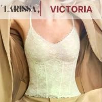 ราคา VICTORIA TOP BRA สายเดี่ยวลูกไม้ ผ้านุ่ม ปรับสายได้ ฟองน้ำล็อกเต้า (1731721993482767317)