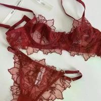 ราคา บรา สีแดง เซ็กซี่ ลูกไม้บริสุทธิ์ ปรับได้ รวบรวม ดีไซน์กลวง พร้อมแหวนเหล็ก เหมาะสำหรับหน้าอกใหญ่ ชุดชั้นใน เสื้อในสาวอวบ ชุด ชั้น บรา กางเกงใน ผู้ ผู้หญิง Women Clothing ยกทรง ก (1731665734092884301)