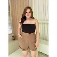 ราคา กางเกงสาวอวบขาสั้นดีเทลขาเบิ้ลกระเป๋าสองข้าง Clothing เสื้อผ้า ผู้หญิง Girl Women မ ိ န ် း ဝ တ ဘ ေ ာ င ီ ရ ှ ည အ ဲ เลกกิ้ง หญิง 8 ส่วน สวย ๆ กางเกงขาสั้นผ (1731440899938224911)