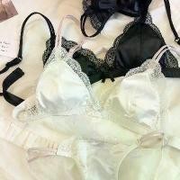 ราคา ชุดยกทรงเซ็กซี่ สำหรับสาวๆ ผ้าซาตินฝรั่งเศส บางเฉียบ ดันทรง สไตล์ฤดูร้อน พร้อมลูกไม้ระบายอากาศ ชุดยกทรง เสื้อในสาวอวบ ชุด ชั้น บรา 3 ชุด ชั้น victoria ' กางเกงใน ผู้ ผู้หญิง (1731665729928923469)